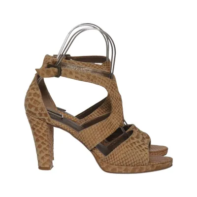 Sandales à talons hauts (Beige) de Meinert Cuir