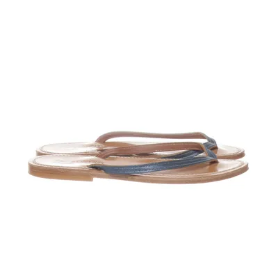 Teenslippers (Bruin, Blauw) van K. Jacques St.Tropez Leer