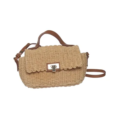 Schoudertas (Beige, Bruin) van Zara Polyurethaan