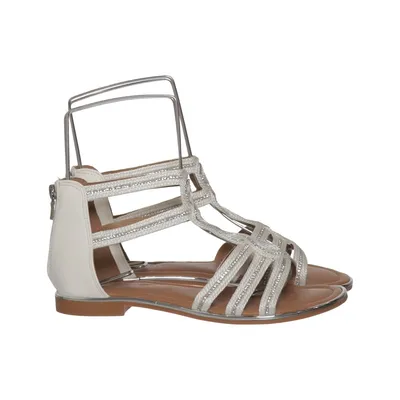 Sandals (White, Brown) from Catwalk Leather