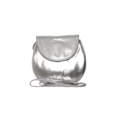 Shoulder-bag (Silver) from Bruno Magli Leather