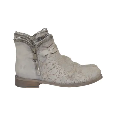 Ankle boots (Gray) from Felmini Leather