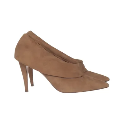 Bottes à talons (Marron) de Pura Lopez Cuir