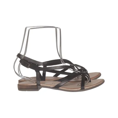 Sandales (Noir) de Bella Moda Shoes Cuir