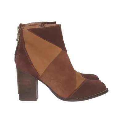 Bottes à talons (Marron, Multicolore) de Poelman