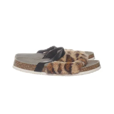 Slip-ins (Beige, Bruin) van MyWear Imitatiebont