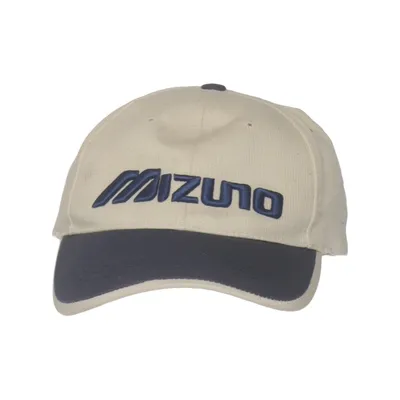 Baseball cap (Beige, Blue) from Mizuno Cotton