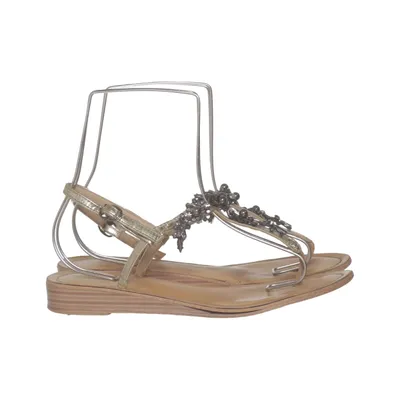 Sandaler (Beige, Guldfärgad) från Primamooa