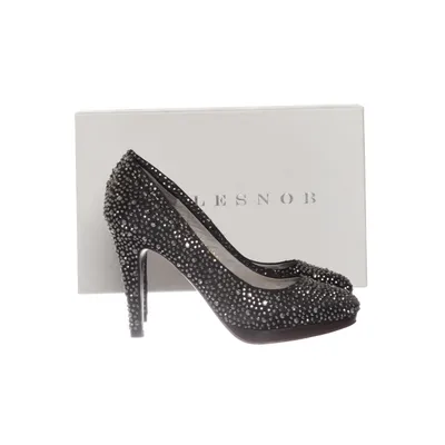 Pumps (Svart, Silverfärgad) från Stylesnob Skinn
