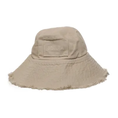 Bucket hat (Beige) van Mikuta Katoen