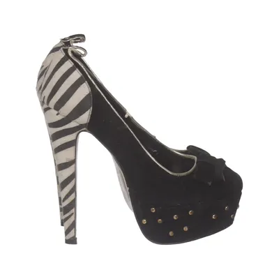 Escarpins (Noir, Blanc, Multicolore) de Timeless Suédine