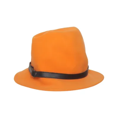 Fedora-Hut (Orange) von Mayser Kaninchenpelz
