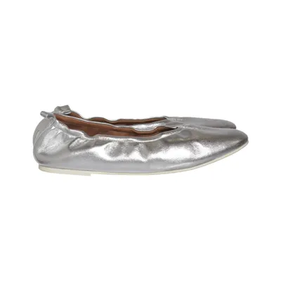 Ballerinaskor (Silverfärgad) från Flattered Skinn