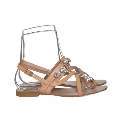 Sandales (Beige) de Migato Cuir