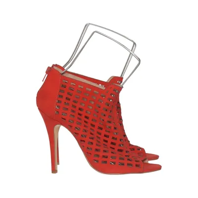 Heeled boots (Red) from Paper Dolls