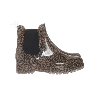 Bottines en caoutchouc (Marron) de Glamorous