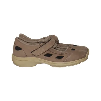 Walking shoes (Beige, Black) from Soft Dreams Polyurethane