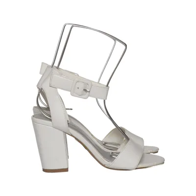 Sandales à talons hauts (Blanc) de DS Shoes by DinSko Polyuréthane