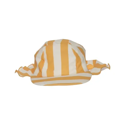 Chapeau anti-UV (Jaune, Blanc) de Lindex Baby Élasthane, Polyester
