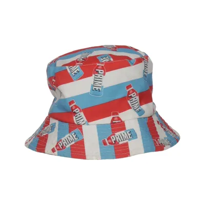 Buckethatt (Blå, Röd, Vit) från Prime