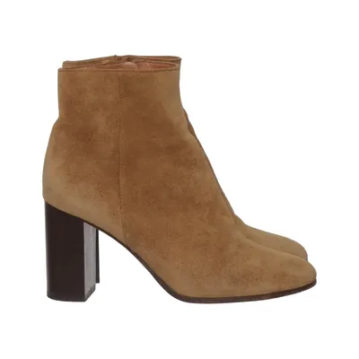 Laarzen met hak (Beige, Bruin) van Maje Leer