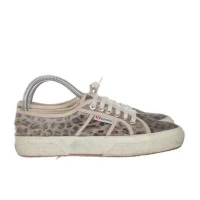 Canvas sko (Brun, Sort, Beige) fra Superga