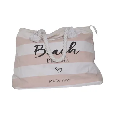 Sac de plage (Rose, Blanc) de Mary Kay