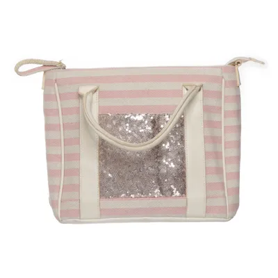 Håndtaske (Beige, Pink)