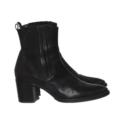 Boots (Svart) Skinn