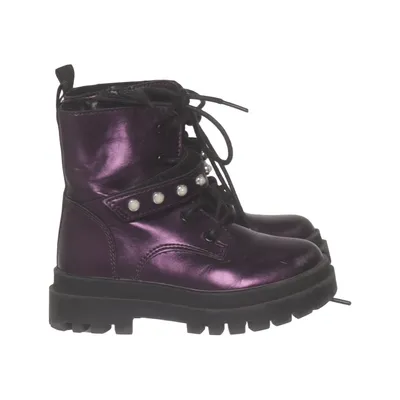 Laced boots (Purple) from DinSko