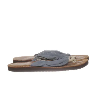 Teenslippers (Blauw) van Hilfiger Denim Leer