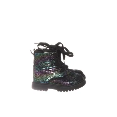 Laced boots (Black, Multicolored) from Bluebox