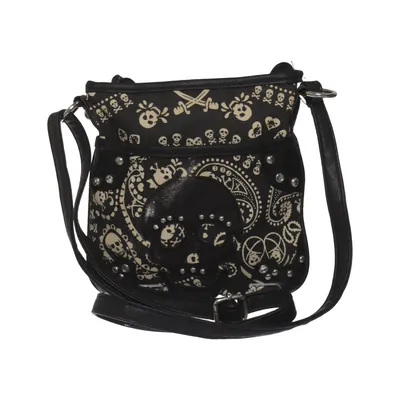 Skuldertaske (Sort, Beige) fra Claire's Bomuld, Polyurethan