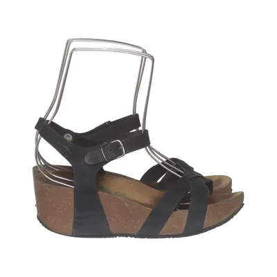 Wedges (Black) from Bionatura Leather