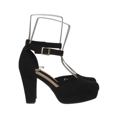 High heel sandals (Black) from Vox Faux leather