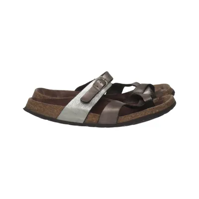 Tongs (Argent) de HEYMO Cuir