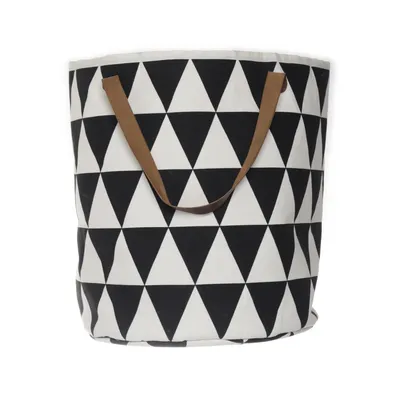 Tygpåse (Svart, Vit) från Ferm Living Ekologisk bomull