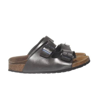 Mules (Argent) de Birki's Cuir