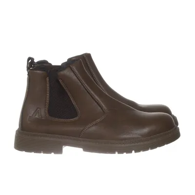Chelsea boots (Brown) from Safety Leather