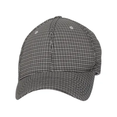 Baseball cap (Black, White) from Flexfit Elastane, Polyester, Viscose