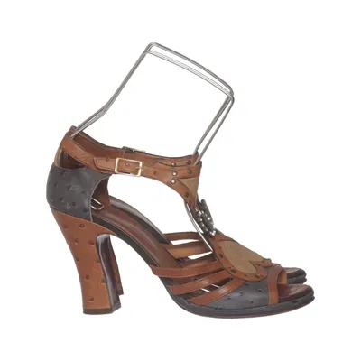 Sandales à talons hauts (Marron, Gris, Gris) de Chie Mihara Cuir