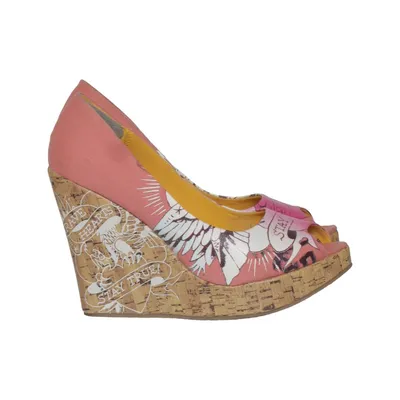 Chaussure compensées (Rose, Multicolore) de Ed Hardy