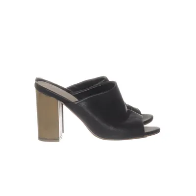 Mules (Svart) Skinn