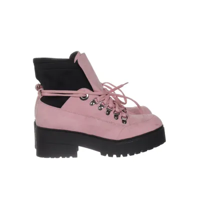 Bottes à lacets (Rose, Noir) de NLY