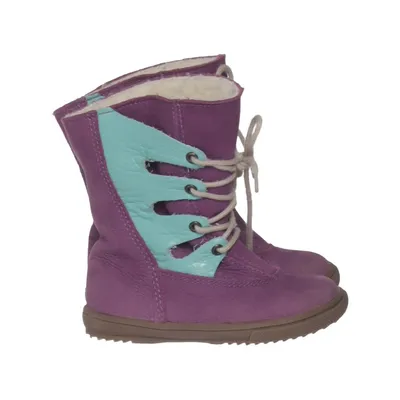Laced boots (Purple, Turquoise, Brown) from Waldviertler