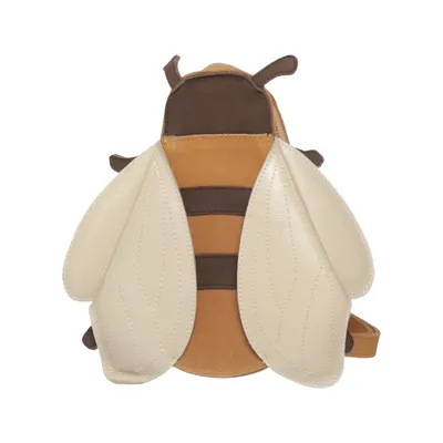 Rucksack (Braun, Beige) von Donsje