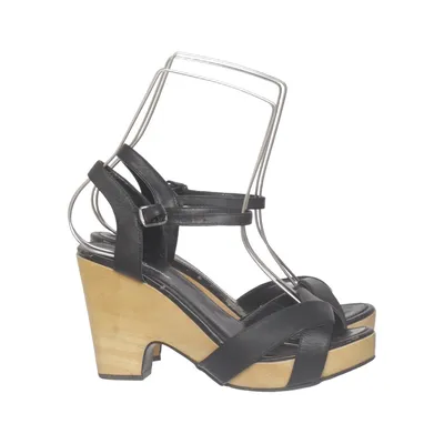 Chaussure compensées (Noir) de Lola Ramona Cuir