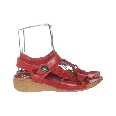 Sandaler (Röd) från Charlotte of Sweden Skinn