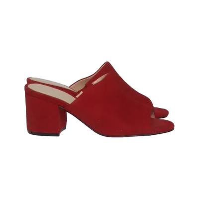 Mules (Rouge) de Bianco Cuir