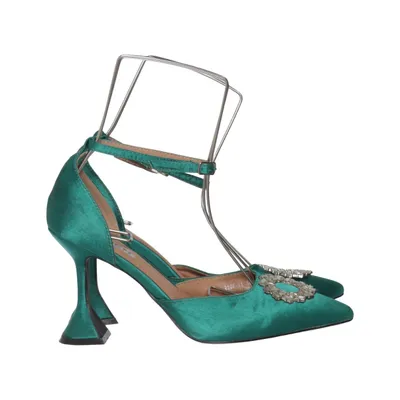 Escarpins (Vert) de Malien Cuir